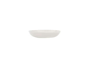 canvas shell bisque pasta bowl white  
