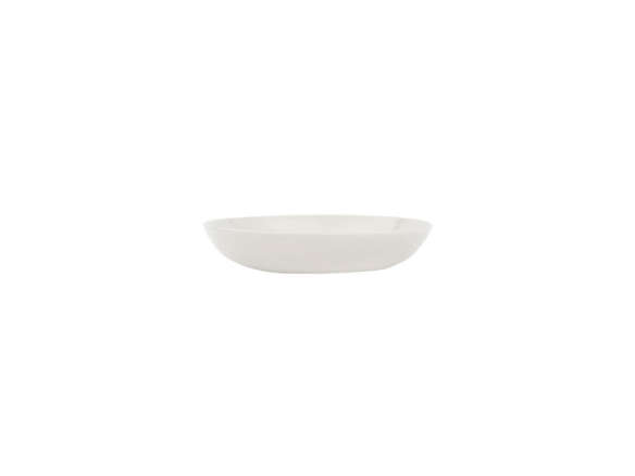 canvas shell bisque pasta bowl white  