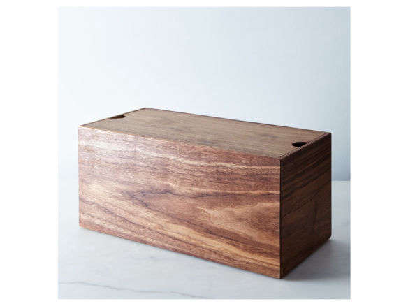 Bread box walnut