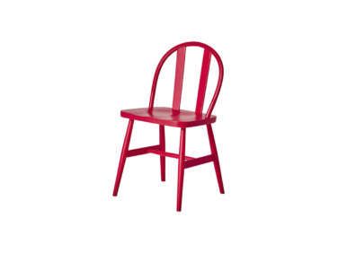 very good and proper bird chair red  