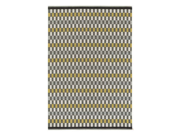 arkad retro graphic lime classic wool rug 8