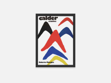 calder stabiles expo galerie maeght poster  