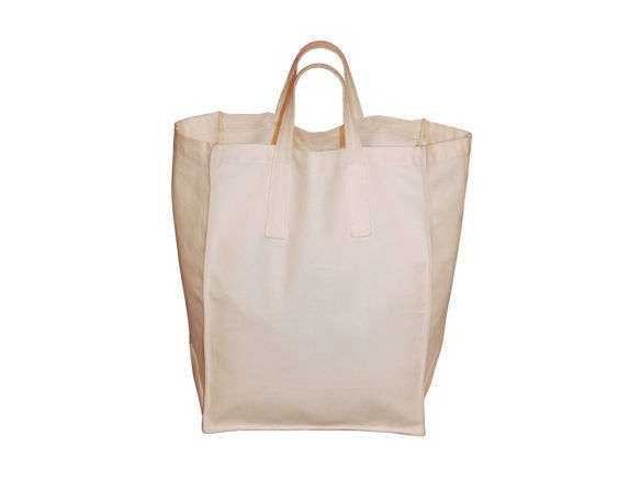 cotton duck paper grocery bag  