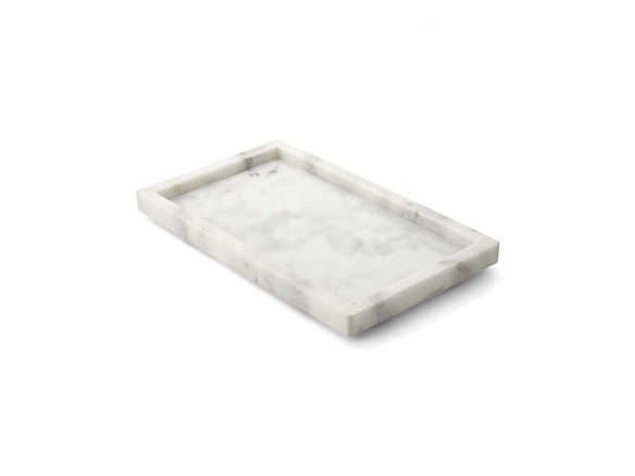crate and barrel french kitchen marble tray  