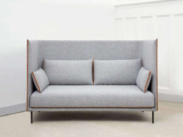 silhouette 3 seater sofa high backed 8