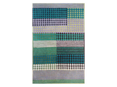 margo selby marine silk and wool rug  