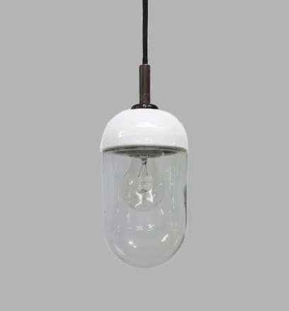 baby nautilus small porcelain and glass pendant light 8