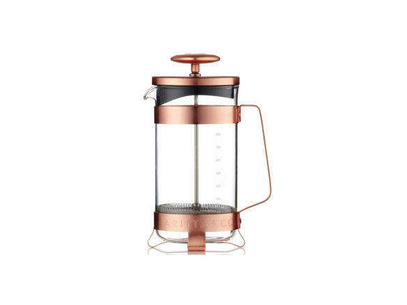 barista stainless steel french press copper  