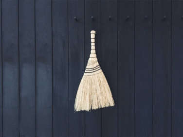 japanese short broomcorn hand broom  