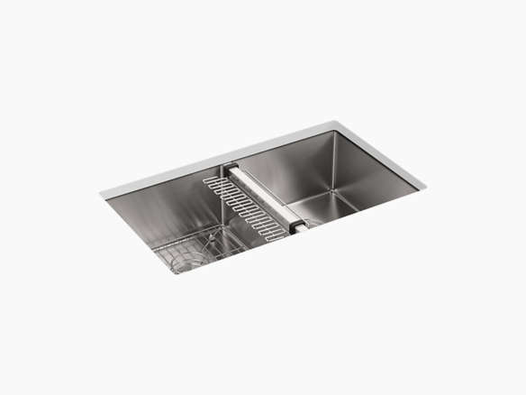 kohler strive double equal under mount kitchen sink 10