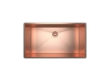 rohl stainless copper single basin kitchen sink 1  
