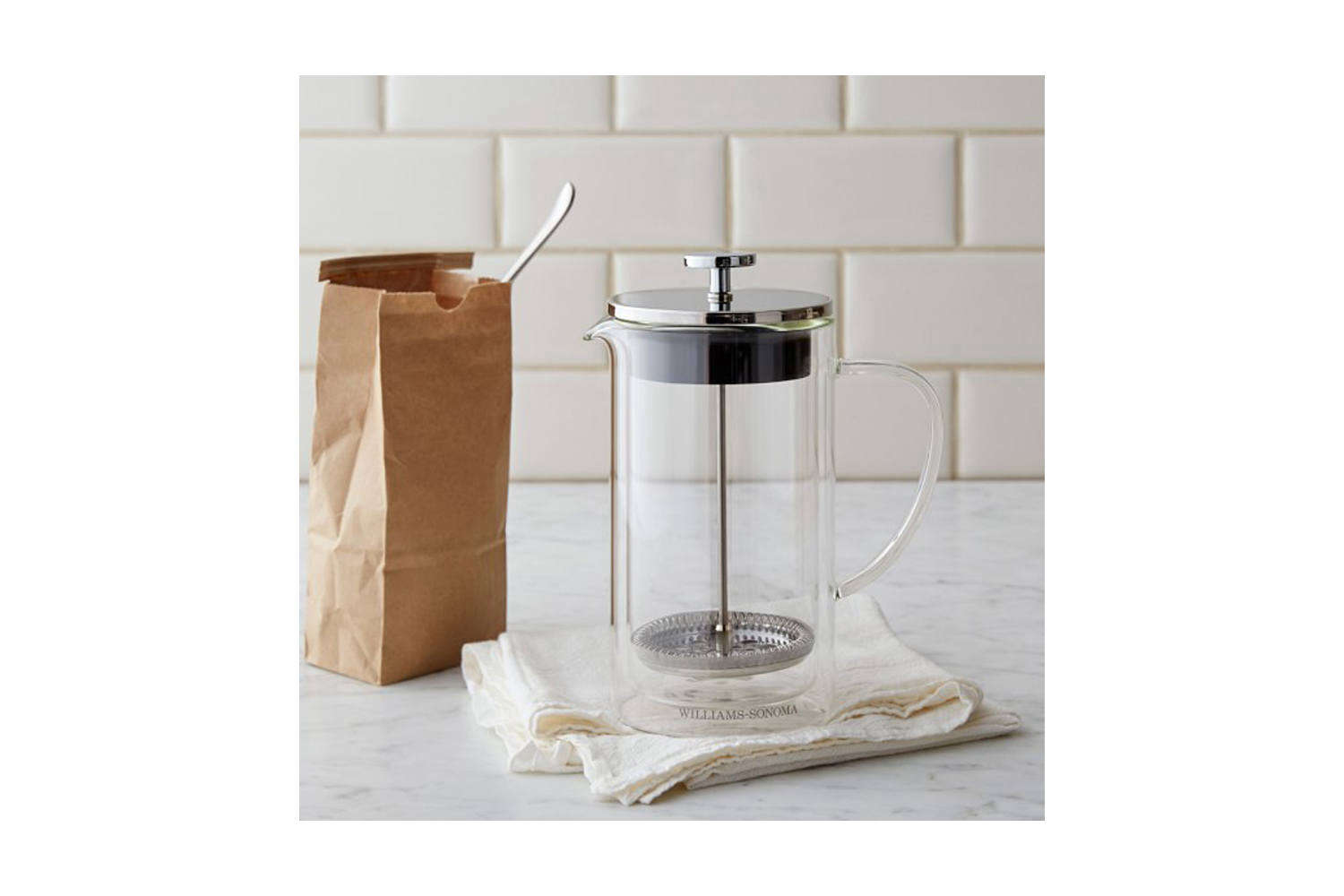 Williams Sonoma Double-Wall Glass French Press