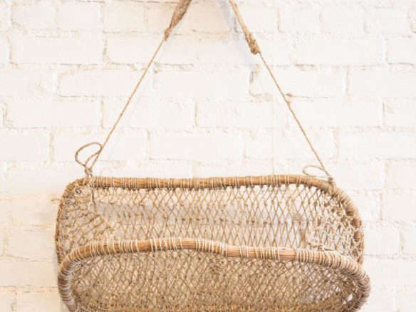 nenes handmade tree bark hanging basket 8