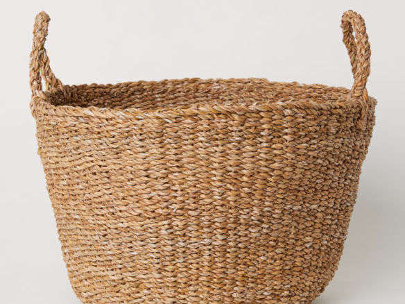 hm home braided storage basket  