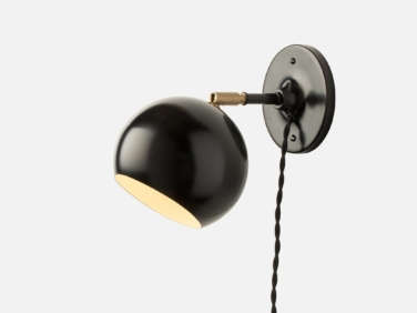 isaac plug in sconce short arm  