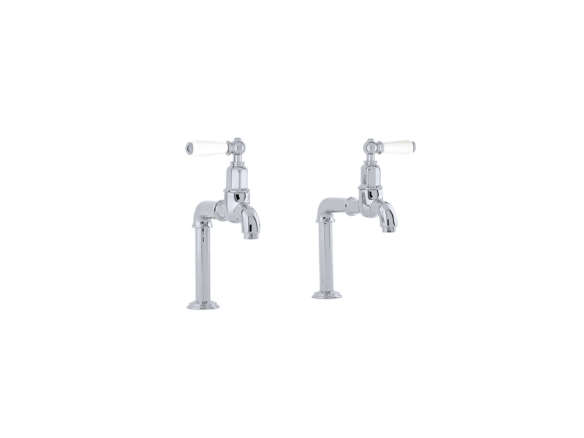 4332 perrin & rowe mayan deck mounted taps with lever handles 8