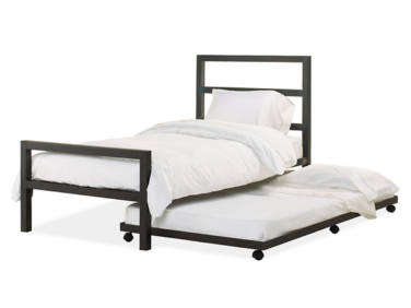 room and board steel trundle bed  