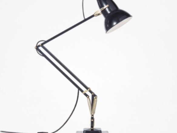 anglepoise brass desk lamp deep slate  