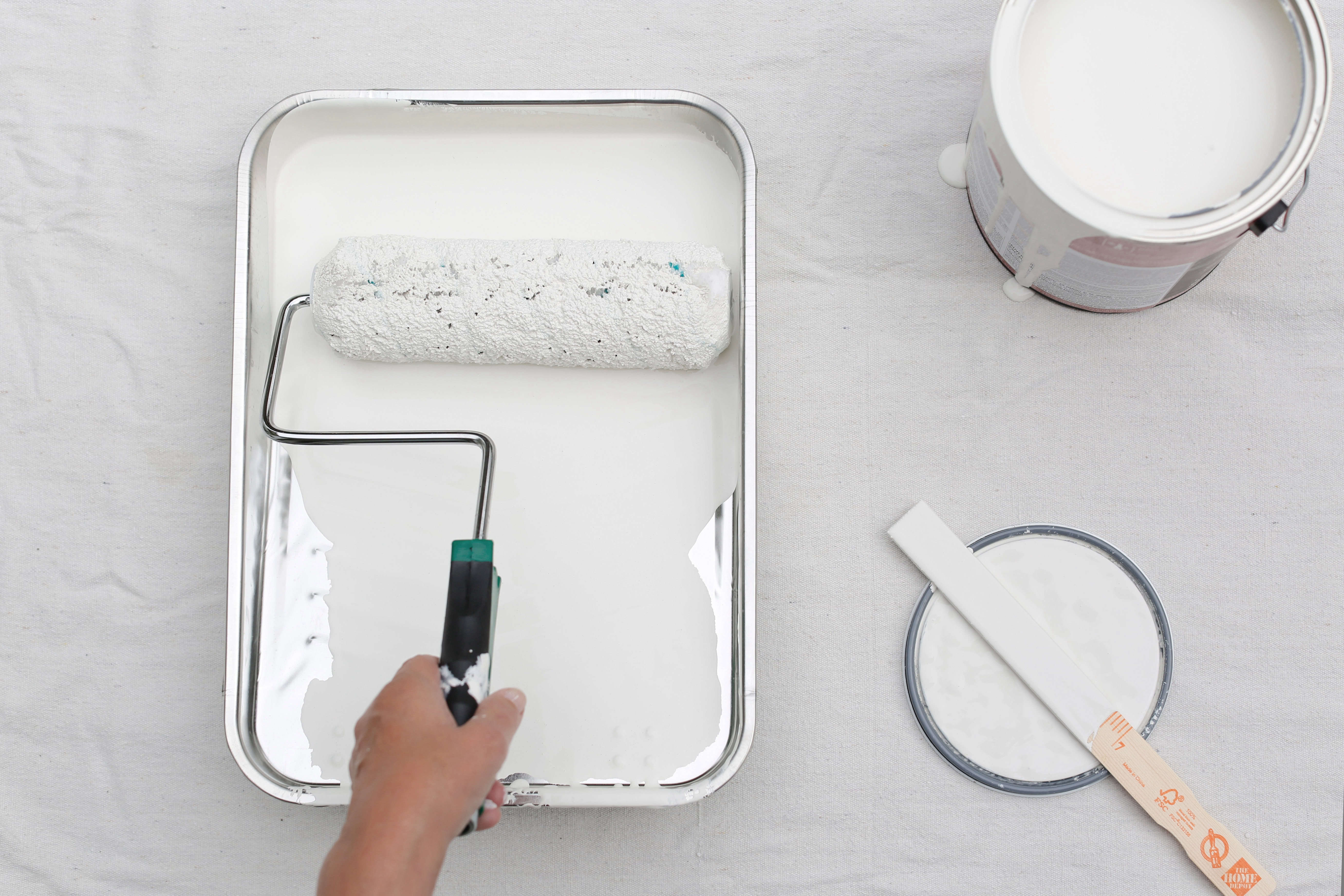 How to Clean Paint Rollers for Reuse