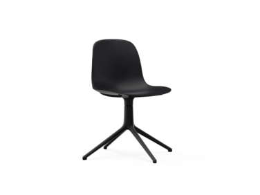 normann copenhagen form chair swivel black chair  