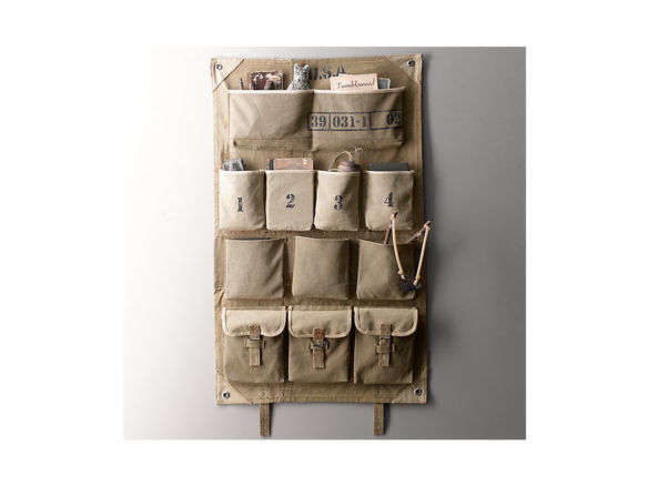distressed canvas wall storage 8