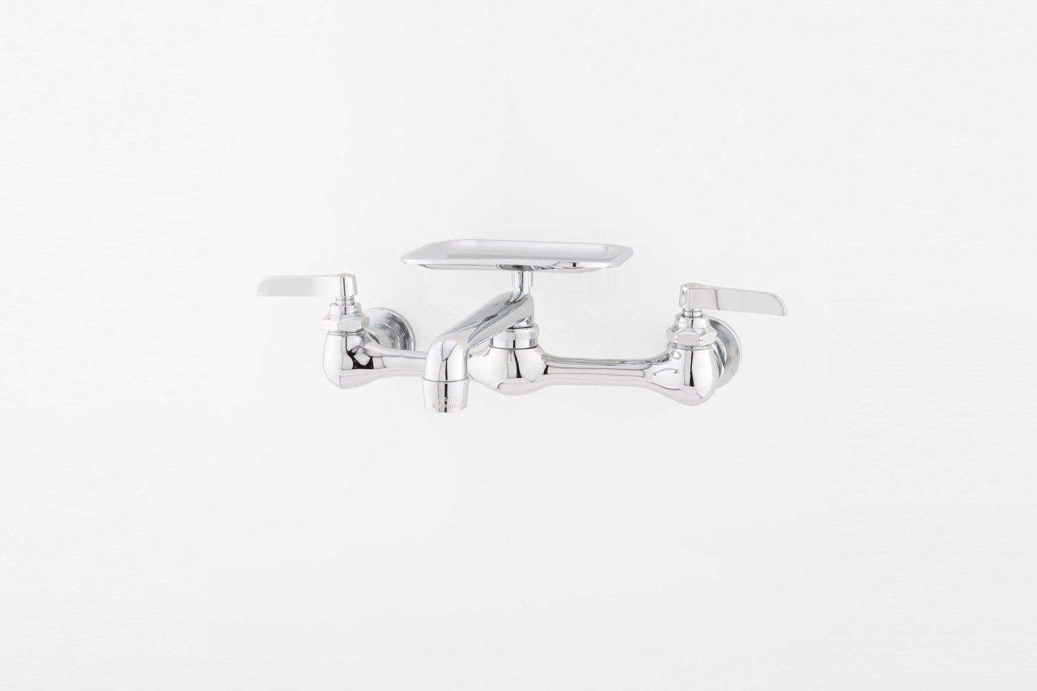 6 Spout Wall Mount Utility Faucet - with Soap Dish 9714881