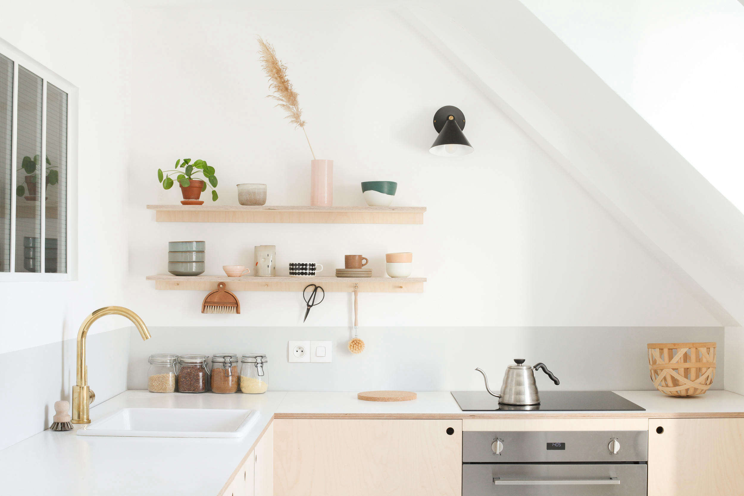 Budget Small Kitchen Makeover: Two Young Architects Build Themselves Their Dream Kitchen