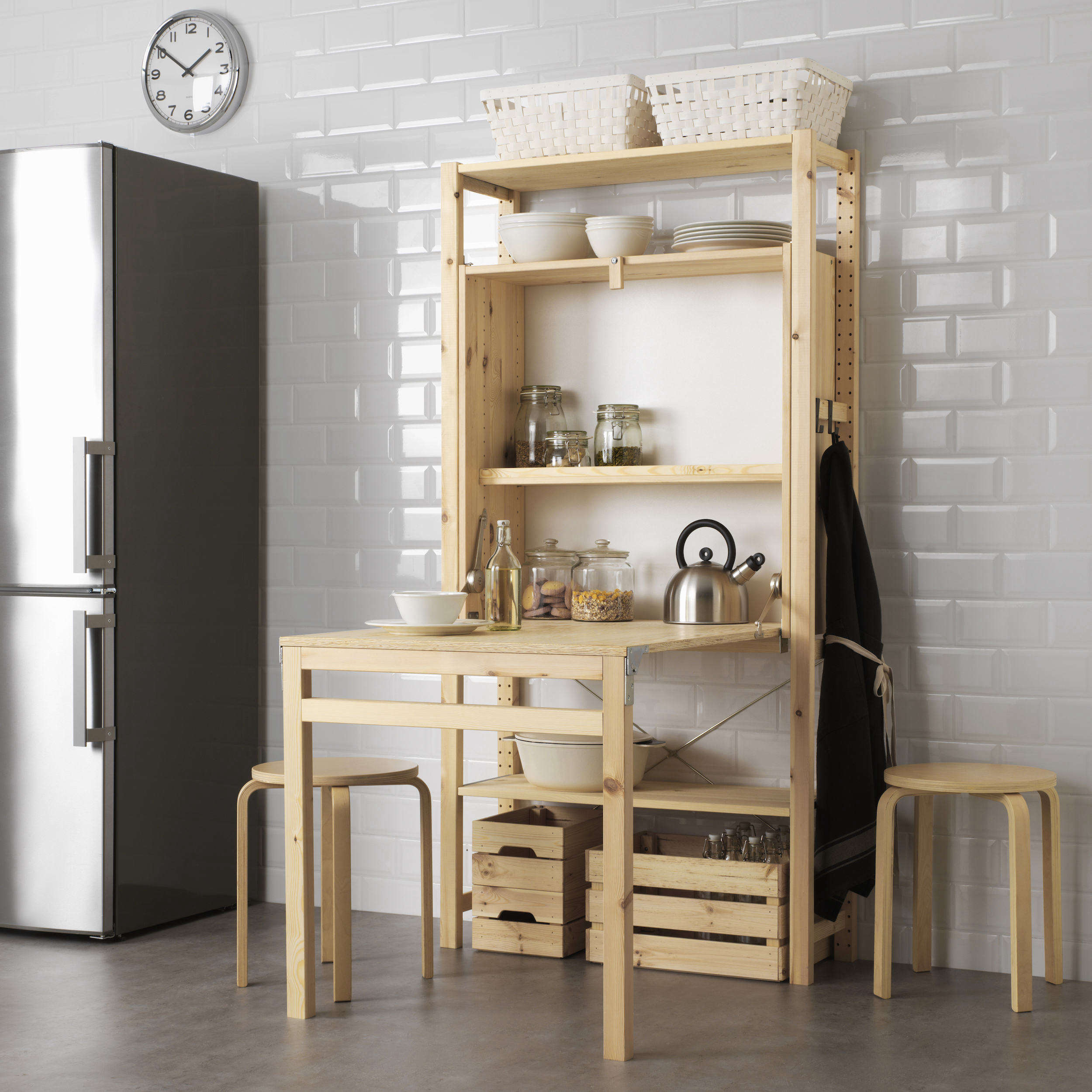 New to Ikea: Cool Foldable Table Small Kitchen