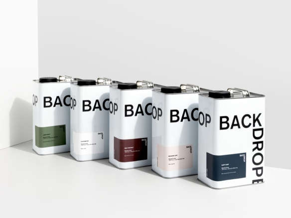 backdrop paint cans  