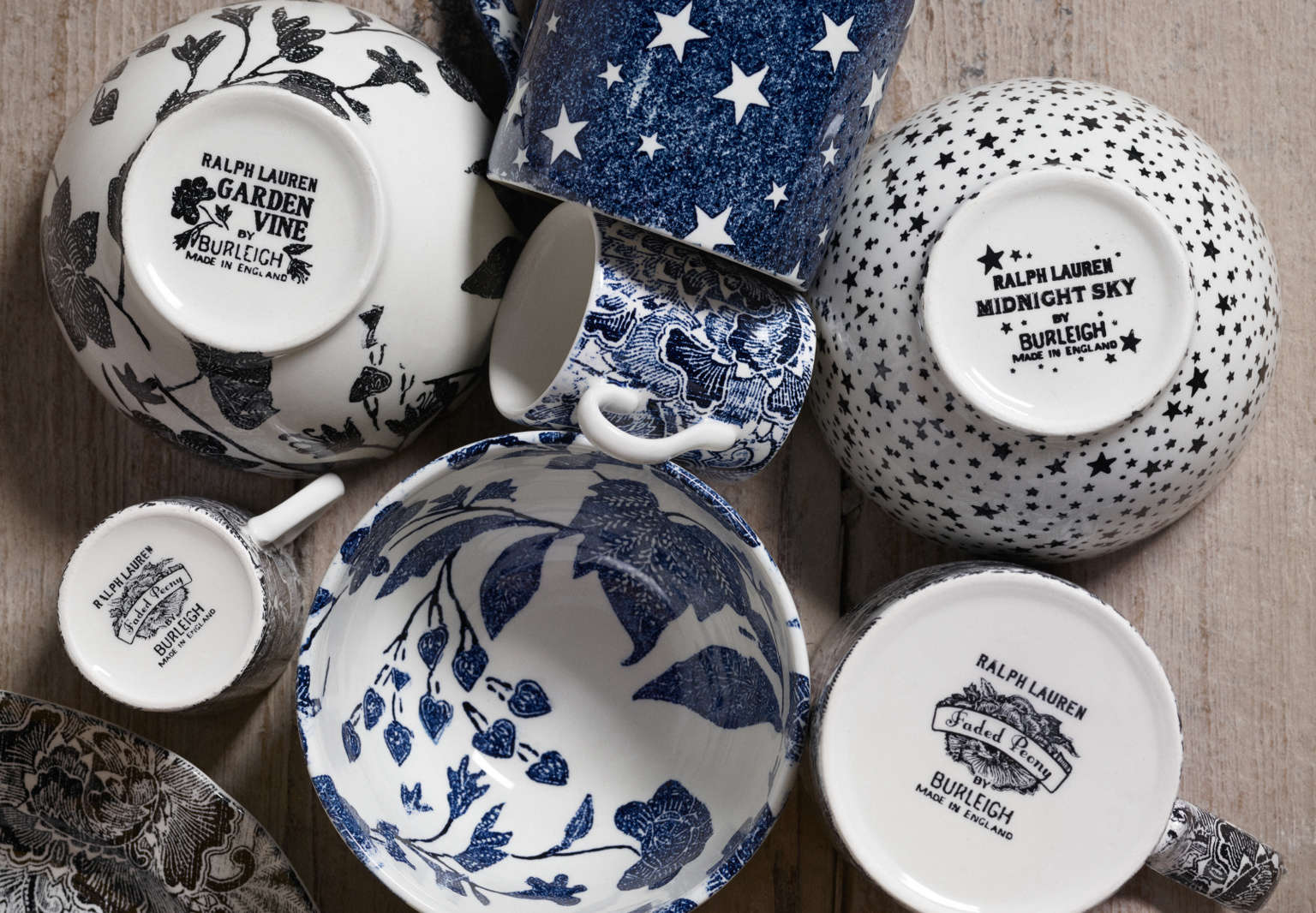 burleigh ralph lauren home ceramics bowls logo  