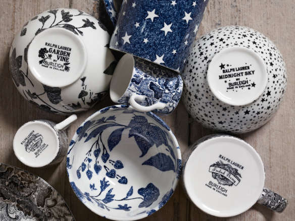 burleigh ralph lauren home ceramics bowls logo  