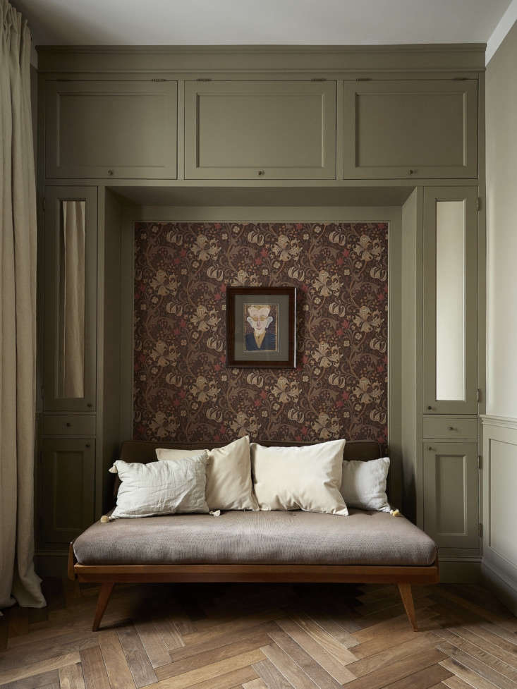 a vintage daybed doubles as a guest bed. photograph by kasia gatkowska, courtes 15
