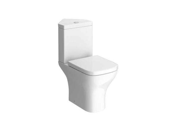 venice modern corner toilet soft close seat  
