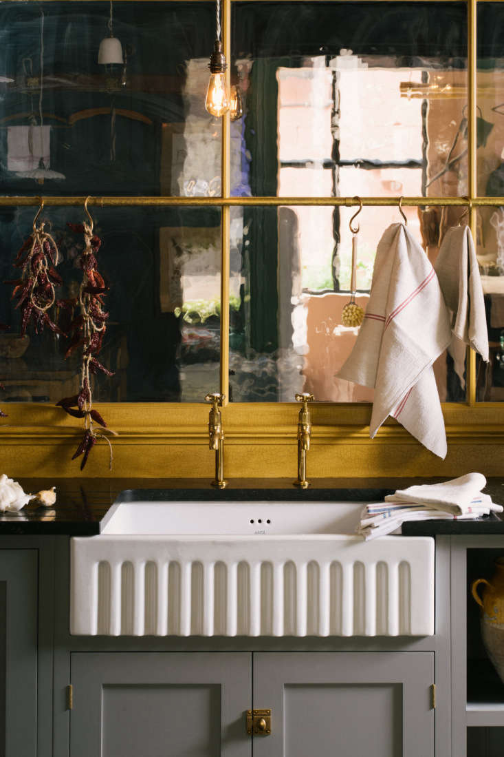 the single fluted sink is from devol, as is all the hardware, including the age 13