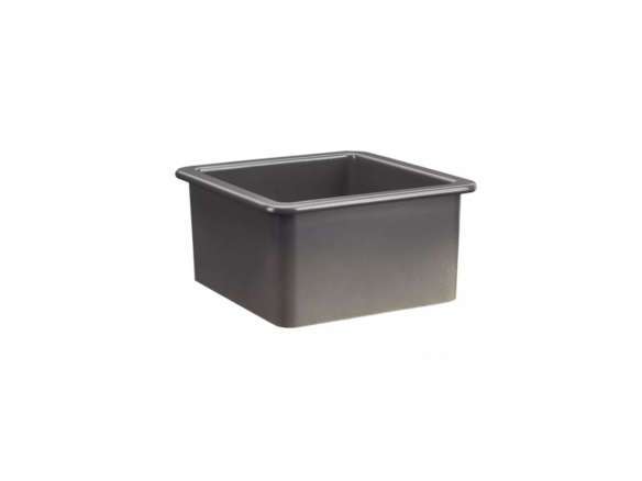 derin 18 inch square undermount fireclay prep sink – dark gray 8