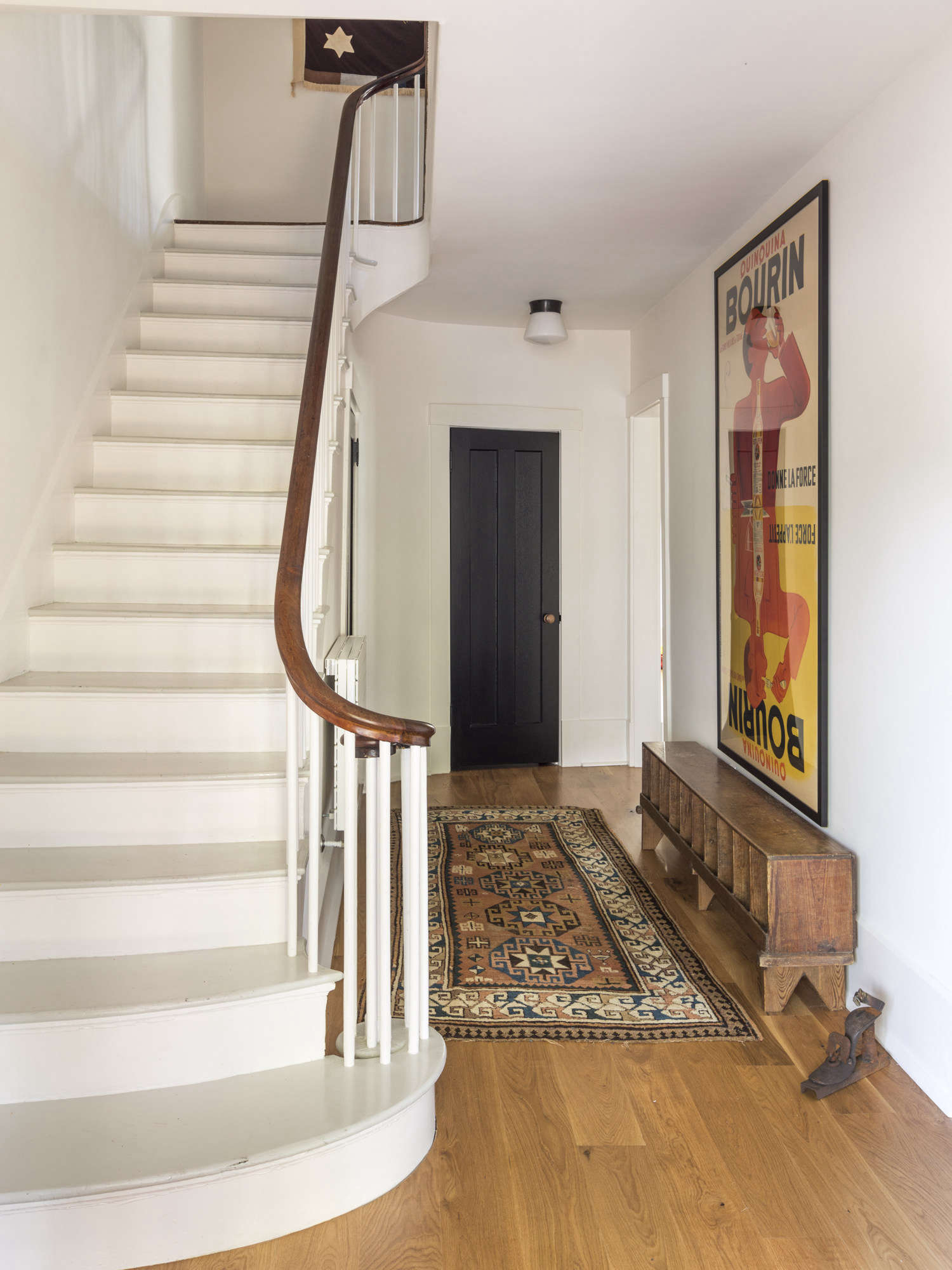 front stair, cambridge, ma, house remodel, bestor architecture and carter desig 11