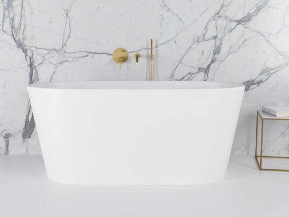 oval stone resin freestanding bath 8