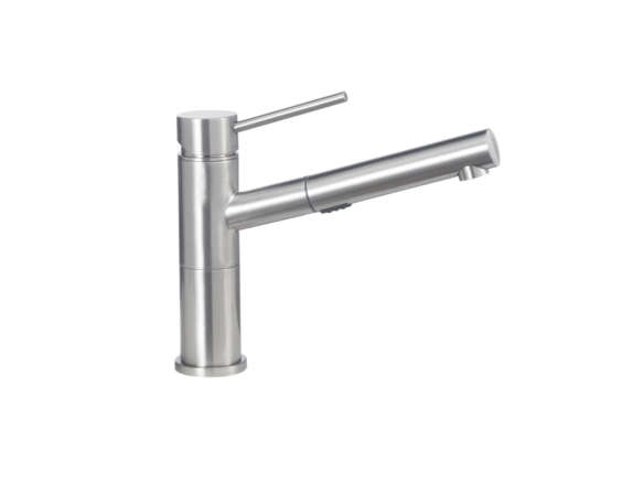 blanco alta pull out kitchen faucet with dual spray  
