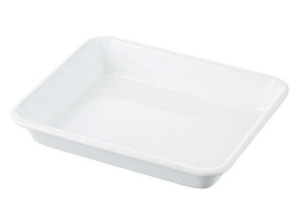 noda horo white series – enamel nestable meal prep baking tray 8