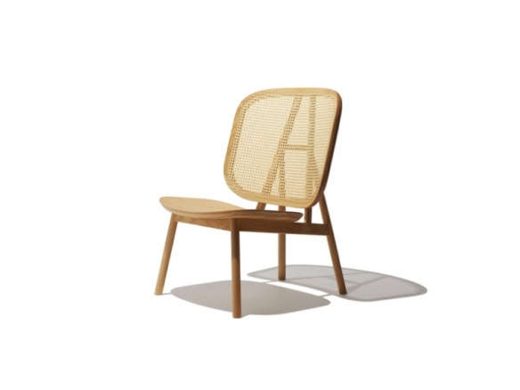 industry west cane lounge chair  