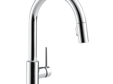single handle pull kitchen faucet  