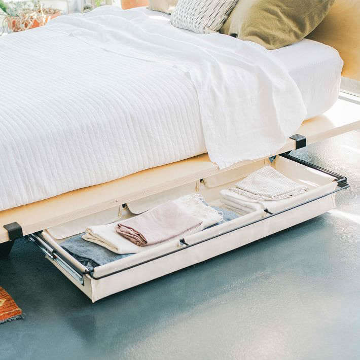 The Best Under Bed Storage Solutions, Wooden Under Bed Storage Drawers On Wheels