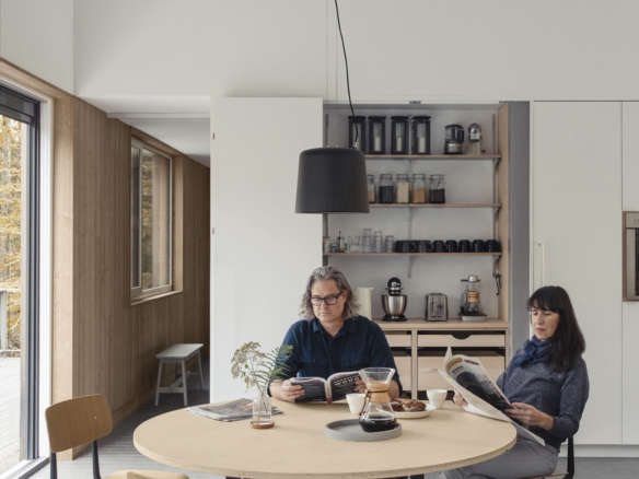 Head for the Hills Two NYC Architects Design Their Own Passive House Vipp Kitchen Included portrait 3