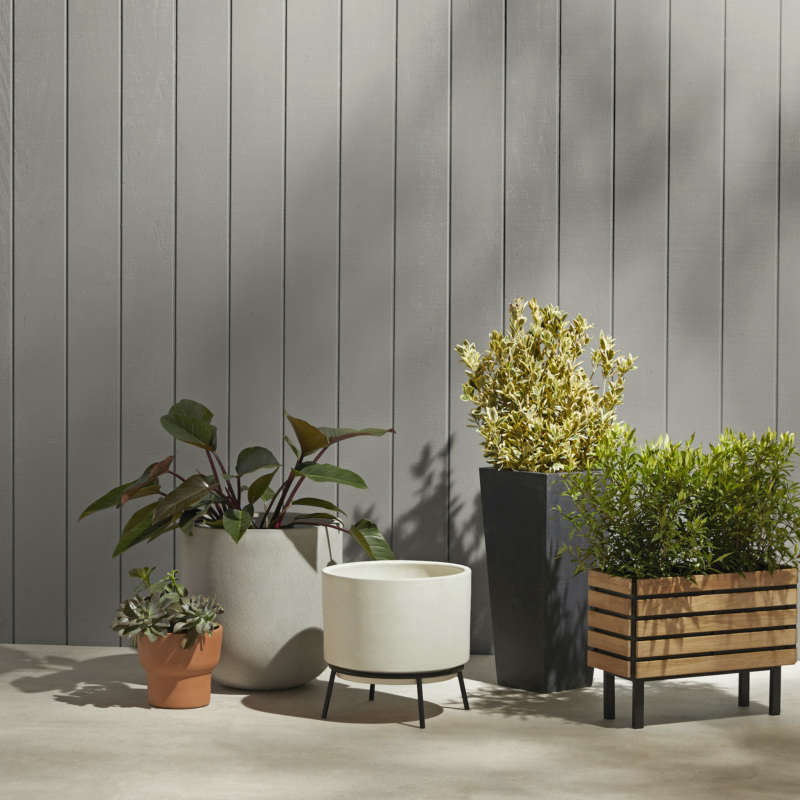 Outdoors Galvanized Hanging Planter from Ikea portrait 5