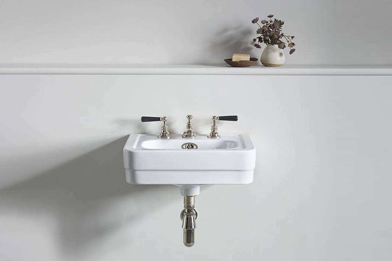 Traditional Wall Mounted Bath Sinks, Wall Mounted Sink Vanity Small