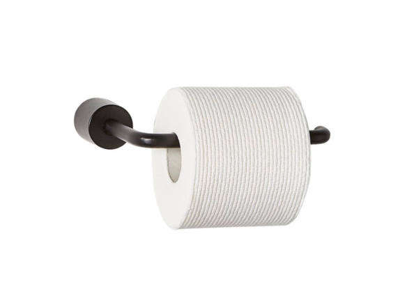rough cast black toilet paper holder 8