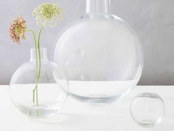 foundations glass vases – clear 8