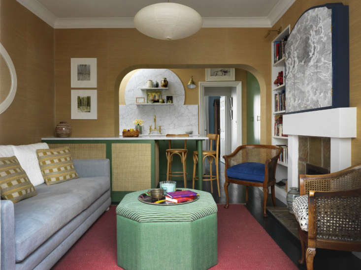 small apartment living room london designed by beata heuman. 9