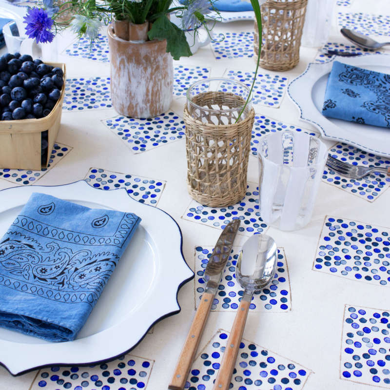david stark design fourth july blueberry tablecloth decoration diy7  