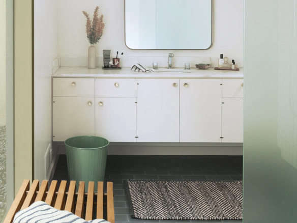 Steal This Look A Swedish Bathroom with Retro Pink Tiles portrait 22